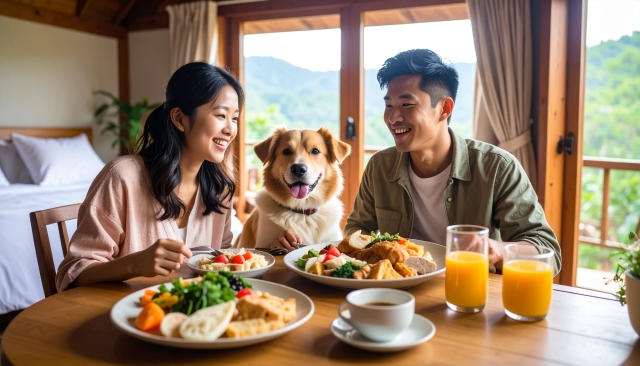 犬連れ宿