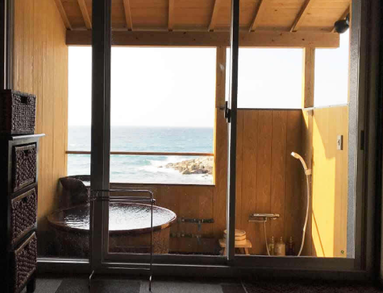 犬御殿 客室露天風呂