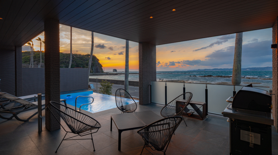 EZRA VILLA ~SHIRAHAMA~ 客室露天風呂